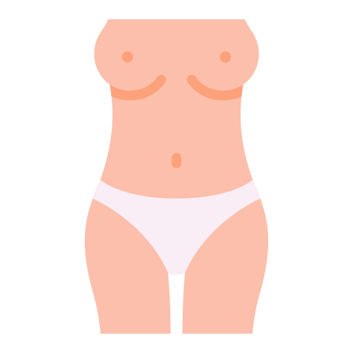 kobiece ciało Good Ware Flat ikona