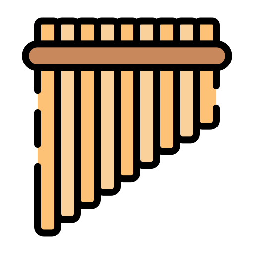 Pan flute Good Ware Lineal Color icon