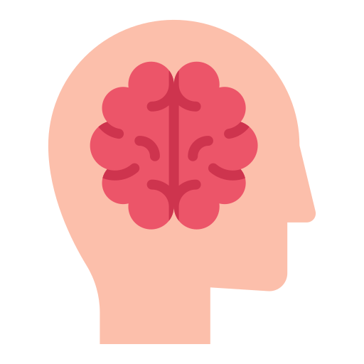 Human brain Good Ware Flat icon