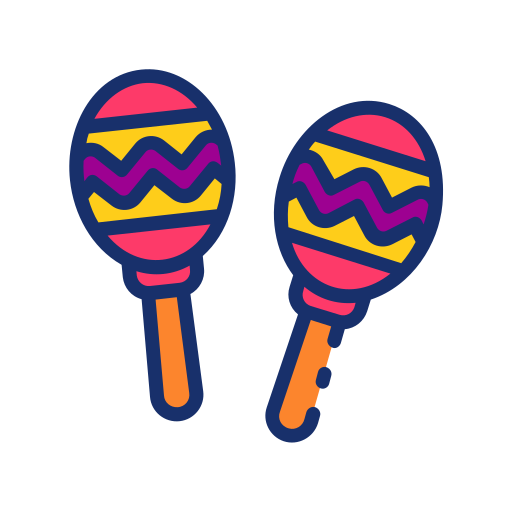 Maracas Good Ware Lineal Color icon