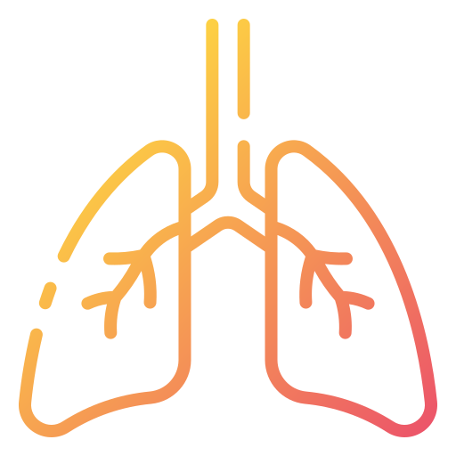 pulmones Good Ware Gradient icono