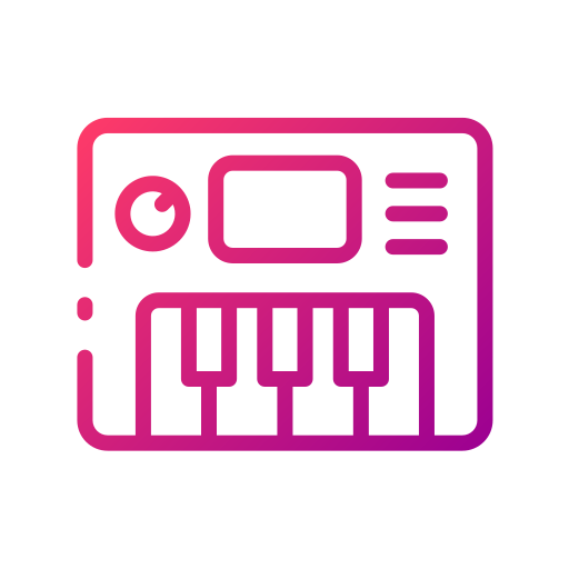 Synthesizer Good Ware Gradient icon