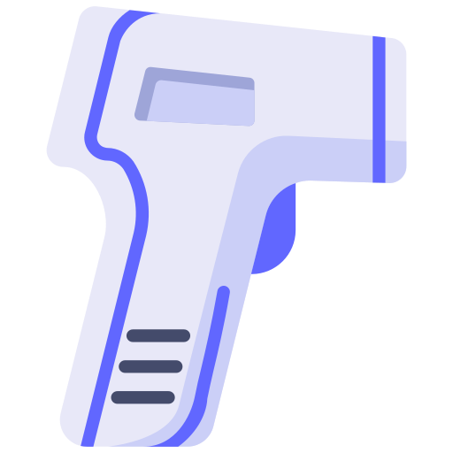 pistola termómetro Generic Flat icono