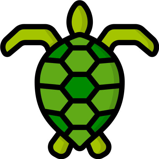 tortuga marina Basic Miscellany Lineal Color icono