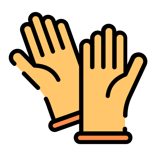 guantes de la mano Good Ware Lineal Color icono