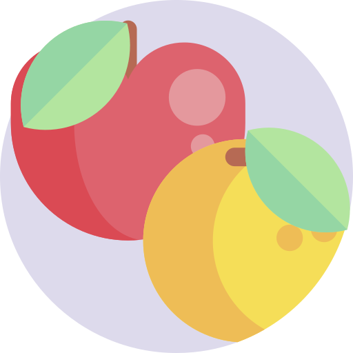 zdrowe jedzenie Detailed Flat Circular Flat ikona