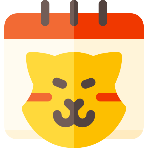 Cat Basic Rounded Flat icon