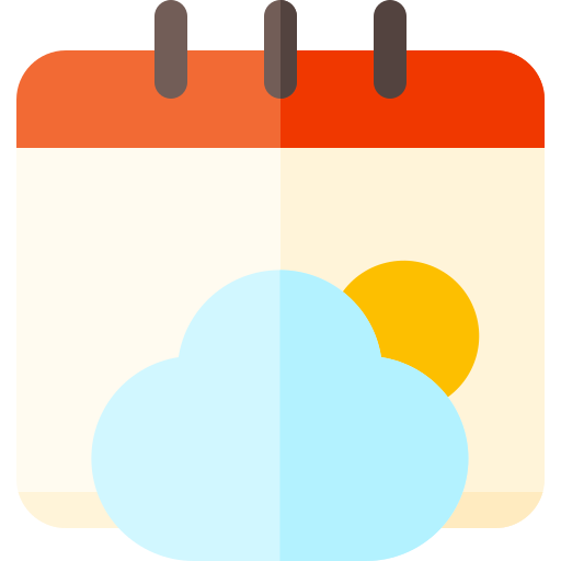天気 Basic Rounded Flat icon