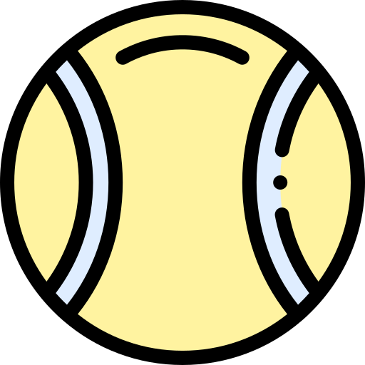 Собачий мяч Detailed Rounded Lineal color иконка