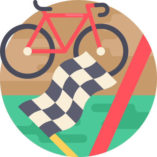 サイクリング Detailed Flat Circular Flat icon