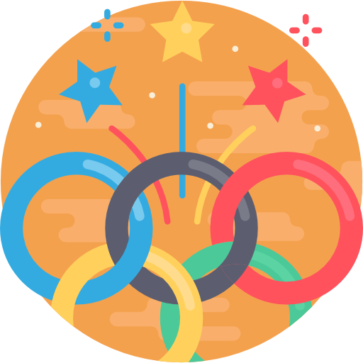 Olympic games Detailed Flat Circular Flat icon