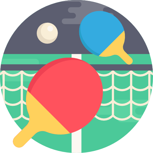 ping pong Detailed Flat Circular Flat icono