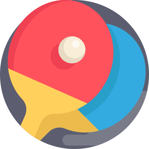 ping pong Detailed Flat Circular Flat icono
