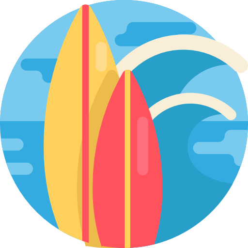 surfen Detailed Flat Circular Flat icon