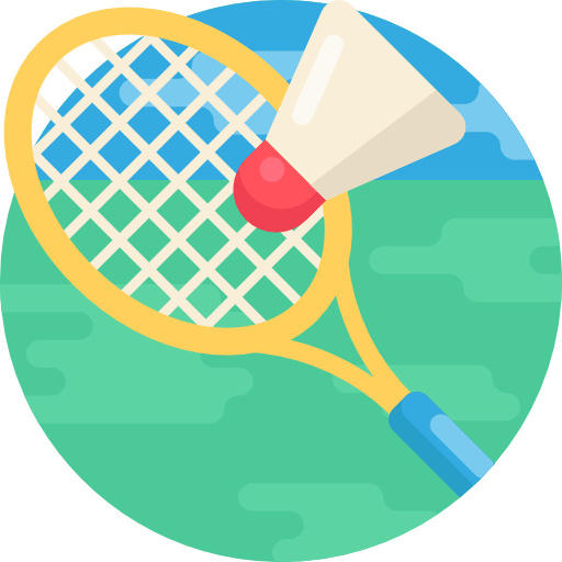 badminton Detailed Flat Circular Flat icoon