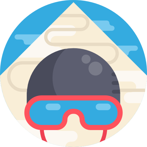 skifahren Detailed Flat Circular Flat icon