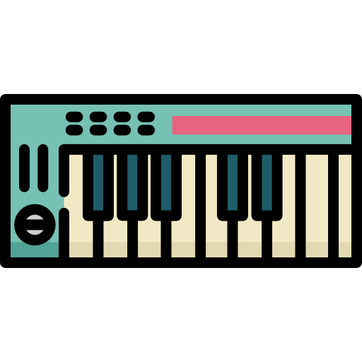 pianoforte Special Lineal color icona
