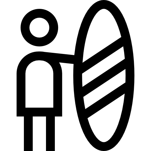 サーファー Basic Straight Lineal icon