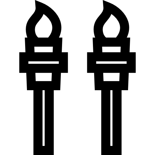fackeln Basic Straight Lineal icon