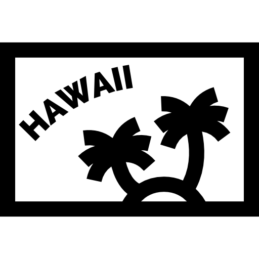 ポストカード Basic Straight Lineal icon