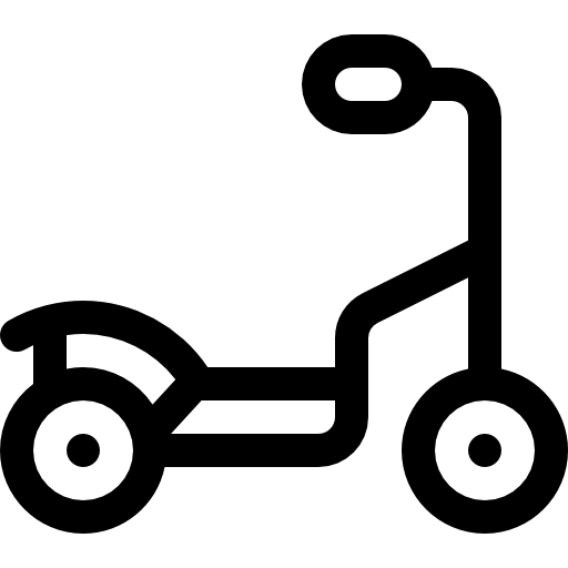 Скутер Basic Rounded Lineal иконка