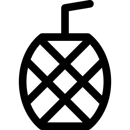 파인애플 칵테일 Basic Rounded Lineal icon