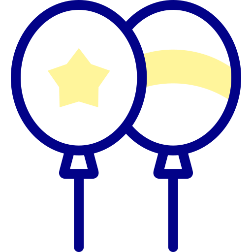 풍선 Detailed Mixed Lineal color icon