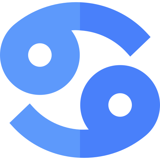 cancer Basic Straight Flat Icône