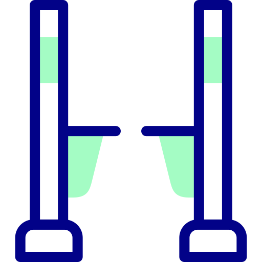 竹馬 Detailed Mixed Lineal color icon