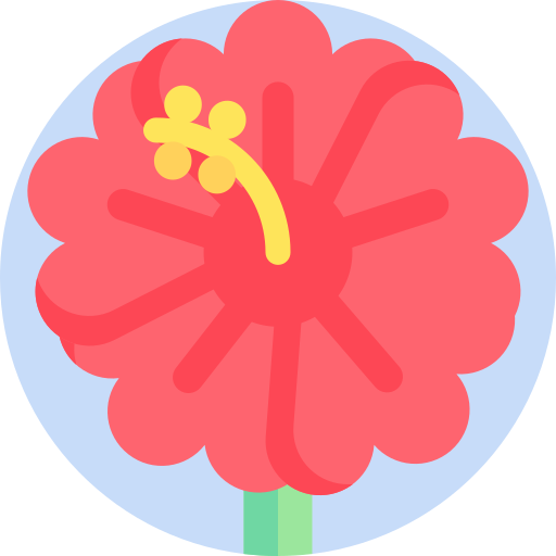 hibisco Detailed Flat Circular Flat icono