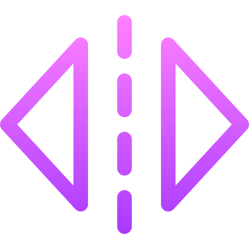 반사 Basic Gradient Lineal color icon