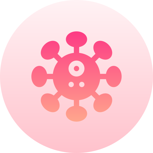 바이러스 Basic Gradient Circular icon