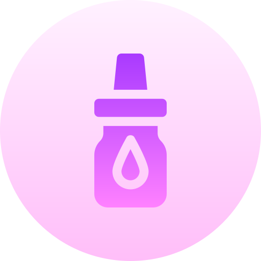 Nasal spray Basic Gradient Circular icon