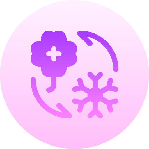 alergias Basic Gradient Circular icono