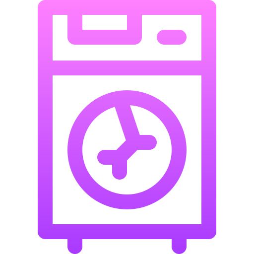 lavadora Basic Gradient Lineal color icono