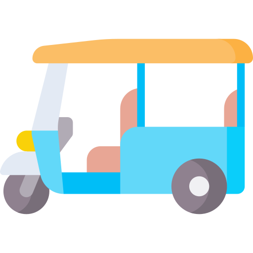 tuk tuk Special Flat icon