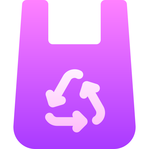 bolsa de plastico Basic Gradient Gradient icono