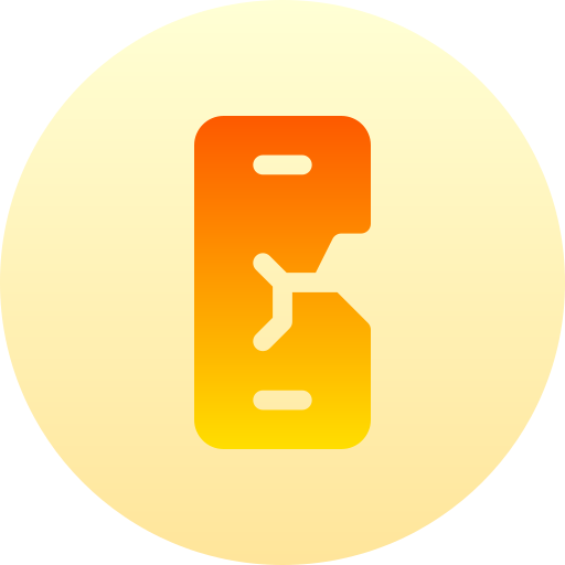 telefon Basic Gradient Circular icon