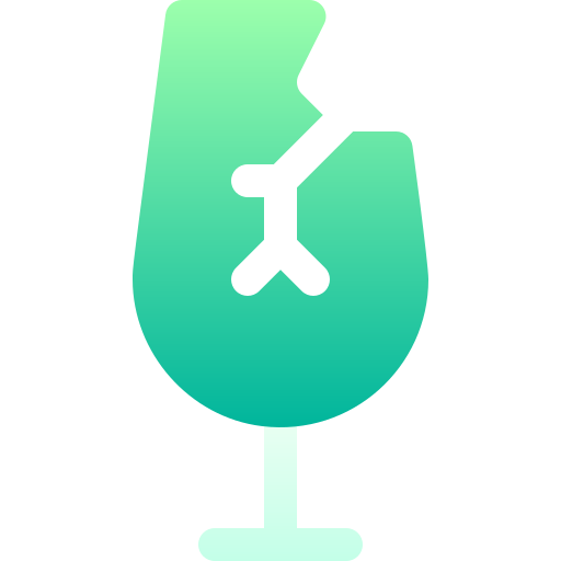 bicchiere Basic Gradient Gradient icona