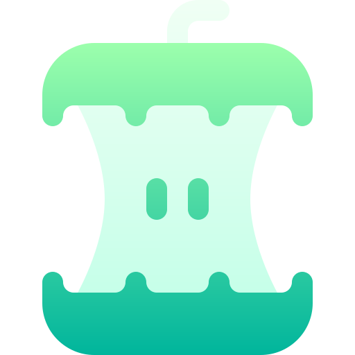 jabłko Basic Gradient Gradient ikona