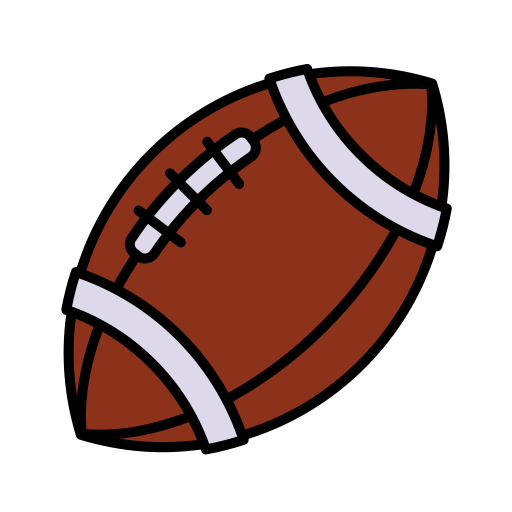 football americano Generic Outline Color icona