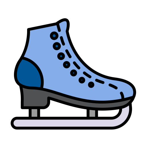 patin à glace Generic Outline Color Icône