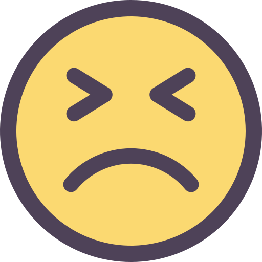 Sad Generic Outline Color icon