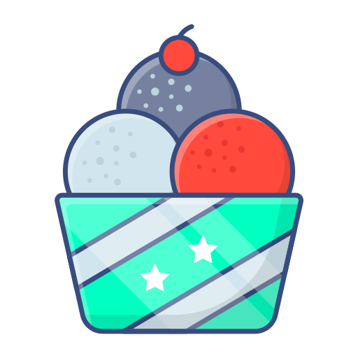 Ice cream Generic Outline Color icon