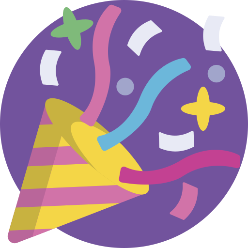 Party hat Generic Circular icon