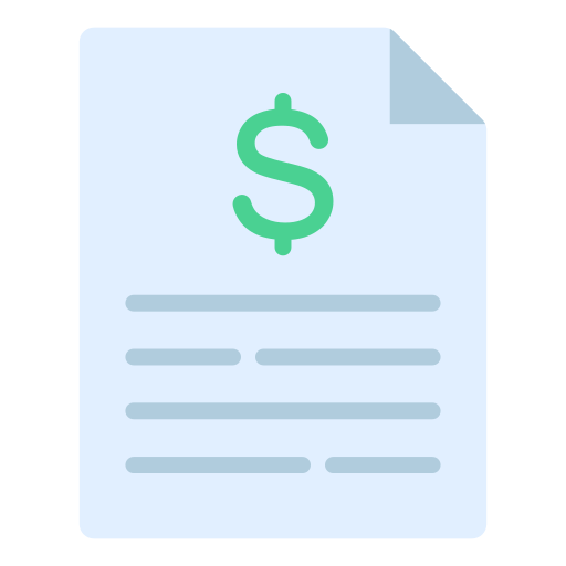 Invoice Generic Flat icon