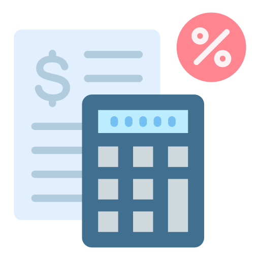 Tax calculate Generic Flat icon