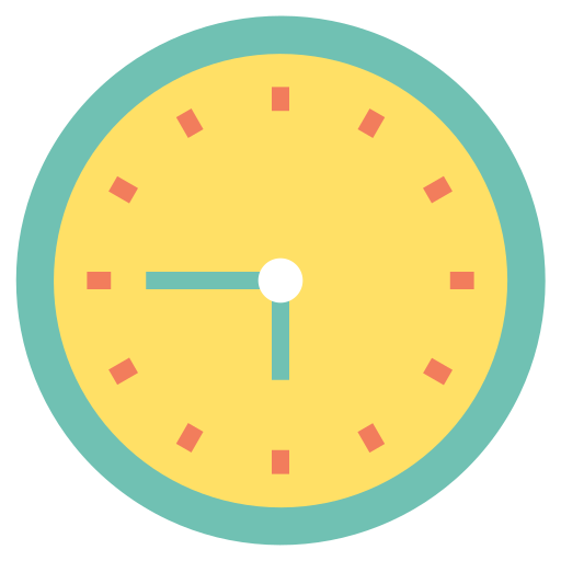 reloj Berkahicon Flat icono