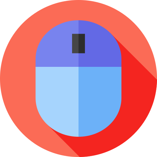 maus Flat Circular Flat icon