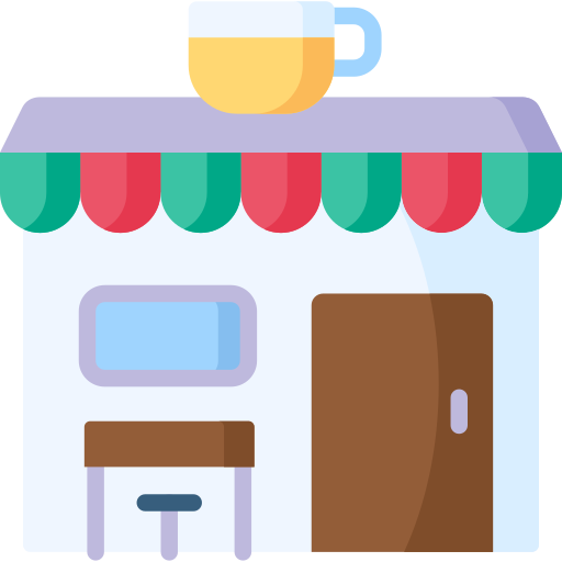 Coffee shop Special Flat icon